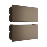  modulo 1/3 cego 2 unidades cor bronze